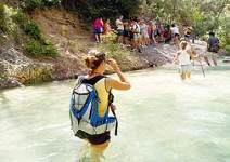 Senderismo acuático por el río Chillar (3h)