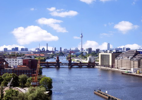 Paisaje de Berlín en Alemania