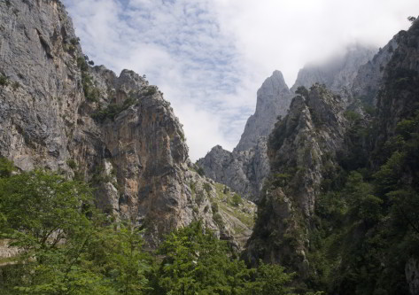 Desfiladero de Cantabria Montañas