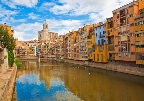 Canal de agua en Gerona