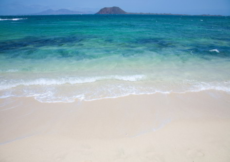 Playa en la Isla d eLanzarote