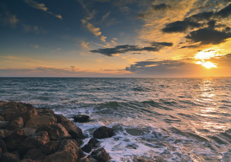 Puesta de sol en Salou