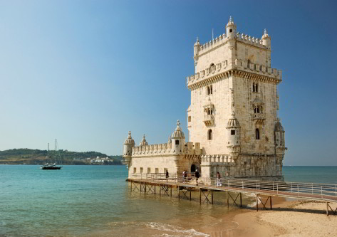 Castillo que se puede ver en el viaje a portugal