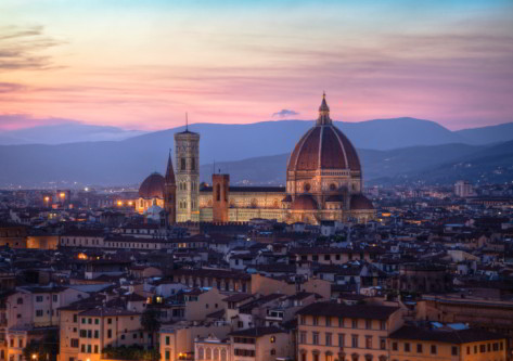 Vista monumento en Roma 